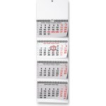 Nástěnný Čtyřměsíční skládaný šedý 2026 – Zboží Mobilmania