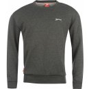 Slazenger SL Fleece Crew Sweater Mens Charcoal Marl