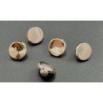 Pokovený knoflík se spodním přišitím - světlá zlatá - průměr 1,1 cm – Zboží Dáma