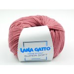 Lana Gatto pletací příze vlna merino SUPER SOFT dusty rose