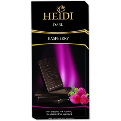 Heidi Dark Raspberry - hořká s malinami 80 g