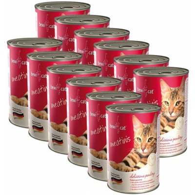 Bewi Cat Meatinis DRŮBEŽ 12 x 0,4 kg