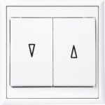 e2 Žaluziové tlačítko bílé LUNE – Hledejceny.cz