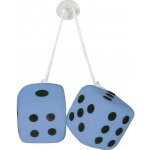 Dekorace plyšové kostky LUCKY VEGAS, modré, LAMPA Italy – Hledejceny.cz