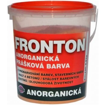 Fronton prášková barva, k probarvení stavebních směsí malt a betonů, 0731 cihlová červeň, 800 g