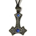 imago Amulet Thorovo kladivo s kamínky FC30019X černá