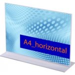 Jansen Display plexi stojánek ve tvaru T horizontální A4 – Zboží Živě