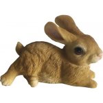 Figurka zajíc ležící 16 x 8,4 x 10,2 cm HK0E20003-2 – Hledejceny.cz