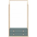 Marckeric Esteban 80 x 170 x 40 cm zelená/šedá – Sleviste.cz