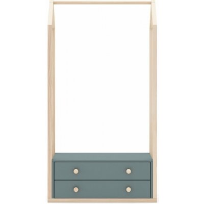 Marckeric Esteban 80 x 170 x 40 cm zelená/šedá – Sleviste.cz