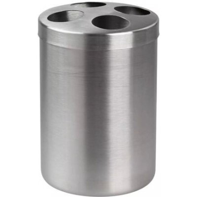 FACKELMANN Tecno Držák na zubní kartáčky Ø 6,5 cm nerezová ocel 61152 – Hledejceny.cz