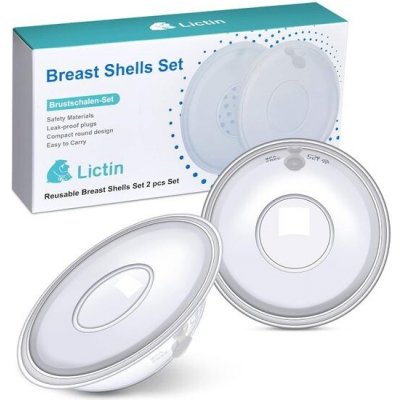 Lictin 2 Pack kelímky na kojení chrániče bradavek pro kojení 60 ml – Zbozi.Blesk.cz