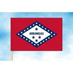 LIBEA, s.r.o. Arkansas vlajka Rozměr: 40×60 cm, Uchycení: Návlek na žerď – Hledejceny.cz