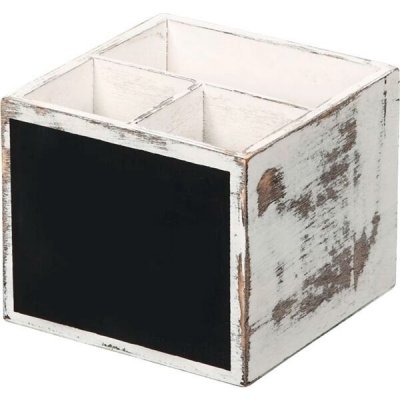 Kesper Zásobník na příbory 12 × 10 cm, bílý