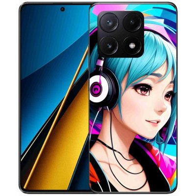 mmCase Gelové Xiaomi Poco X6 Pro 5G - dívka se sluchátky – Zboží Mobilmania