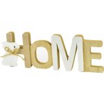 Dommio Dekorace HOME se zajíčkem 7,5x21,5 cm – Hledejceny.cz