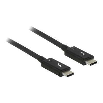 Delock 84844 Thunderbolt 3 USB C -> USB C (M / M), 0,5m, černý – Zbozi.Blesk.cz