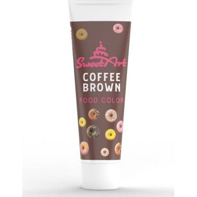 SweetArt gelová barva tuba Coffee Brown 30 g – Hledejceny.cz