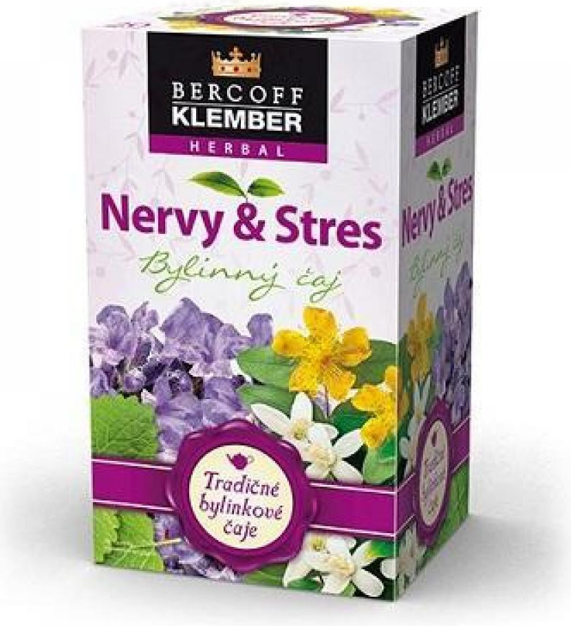 Bercoff Klember Herbal Nervy a stres bylinný čaj 20 x 1,5 g od 47 Kč -  Heureka.cz