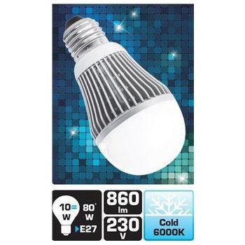 TB Energy LED žárovka E27 230V 10W studená bílá