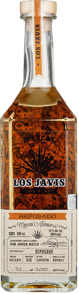 Los Javis Mezcal Reposado 40,99% 0,7 l (holá láhev)