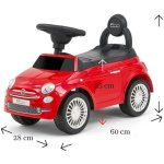 Milly Mally Fiat 500 červené – Zboží Dáma