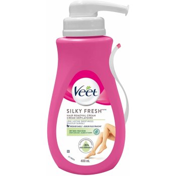 Veet Silk&Fresh Depilační krém pro suchouokožku 400 ml