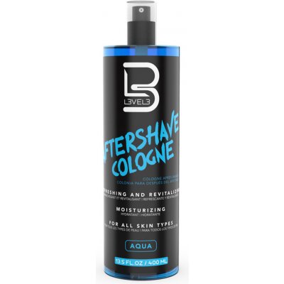 L3VEL3 After Shave Cologne Aqua osvěžující kolínská voda 400 ml – Zboží Mobilmania