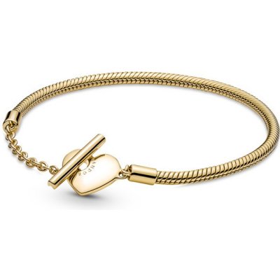 Pandora Pozlacený náramek s americkým zapínáním Shine Moments 569285C00 18 cm – Sleviste.cz