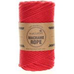 Maccaroni Rope 4 mm červená 501 – Zboží Dáma