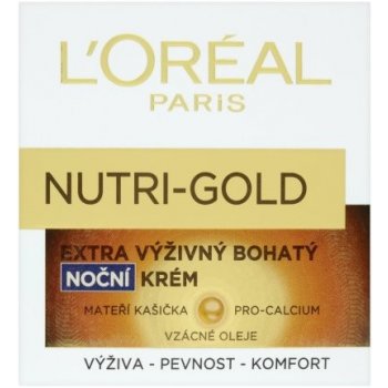 L'Oréal Nutri-Gold Extra výživný noční krém 50 ml