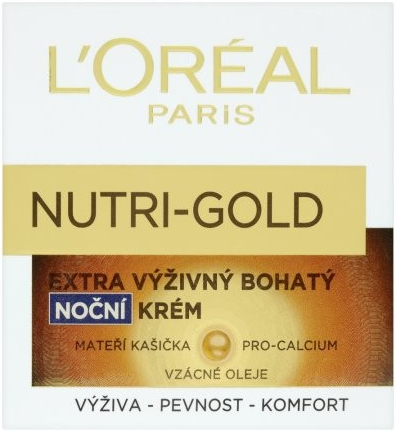 L'Oréal Nutri-Gold Extra výživný noční krém 50 ml od 305 Kč - Heureka.cz