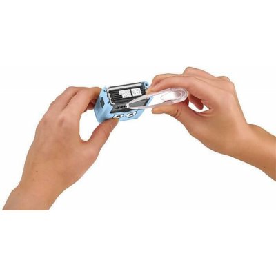 COLOP Razítko na textil Marky modrá černý polštářek puzzle – Hledejceny.cz