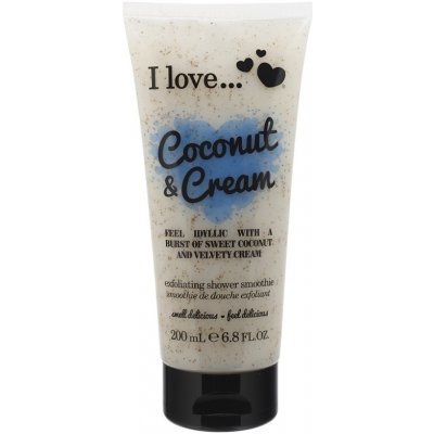 I Love Coconut Cream sprchový peeling 200 ml – Zbozi.Blesk.cz