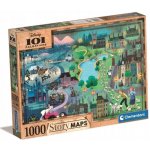 CLEMENTONI Story Maps: 101 dalmatinů 1000 dílků – Zboží Dáma