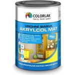 Colorlak Akrylcol mat 0,6 l bílá – Zboží Mobilmania