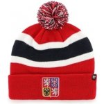 47 Brand pánská Zimní čepice Česká republika Breakaway '47 Cuff Knit Red – Sleviste.cz