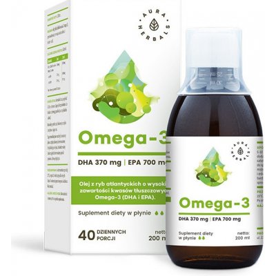 Aura Herbals Omega-3 370 DHA a 700 EPA 200 ml