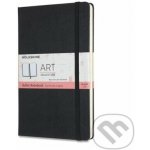 Moleskine Zápisník Art Bullet tvrdé desky A5 tečkovaný, černý – Zboží Dáma