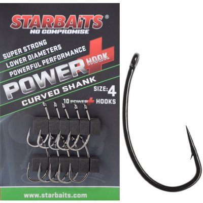 Starbaits Power Curved Shank vel.4 10 ks – Zbozi.Blesk.cz