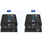 PremiumCord HDMI KVM extender přes LAN - khext120-14 – Sleviste.cz