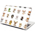 Sablio Samolepka na notebook Zvířátka 4 - 29x20 cm – Zboží Živě