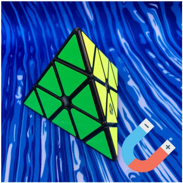 Hlavolam Magnetic pyraminx Bell Černá