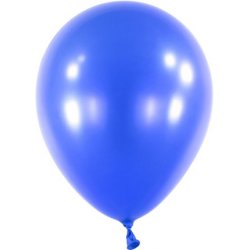 Everts Balloons Balonek Metallic Bright Royal Blue 30 cm DM36 Modrý metalický