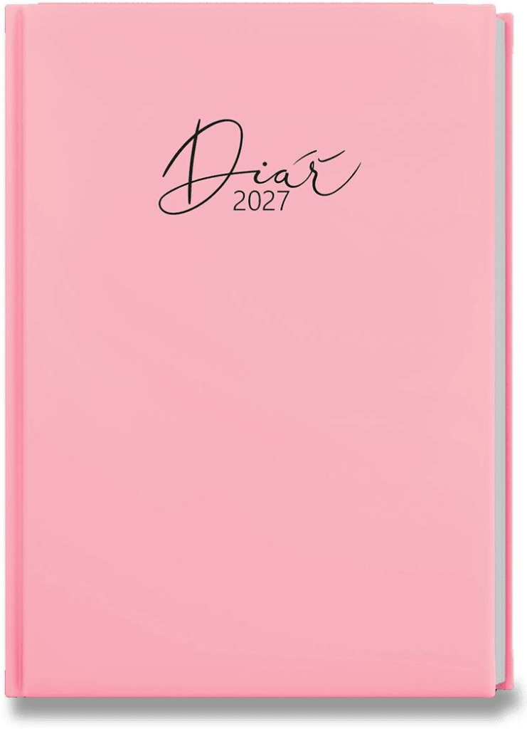 Baloušek Pastel A5 denní 2027 růžový