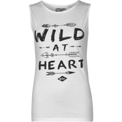 Lee Cooper Lee C Wild tílko bílé – Zboží Dáma