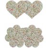 Doplněk dámského erotického prádla Pasties ozdoby na bradavky Heart & Flower 2 páry