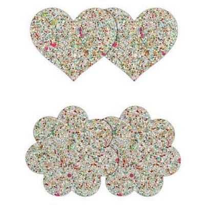 Pasties ozdoby na bradavky Heart & Flower 2 páry – Zbozi.Blesk.cz