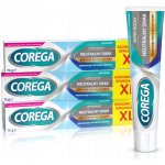 Corega Super silný fixační krém na zubní protézy s neutrální chutí 3 x 70 g – Hledejceny.cz