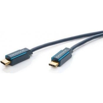 ClickTronic 45132 OFC USB 3.1, USB-C M - USB-C M, 2m, modrý